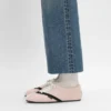 Der flache Sneaker aus Grosgrain, Samt, Ziegenveloursleder und Lammleder Der flache Sneaker aus Grosgrain, Samt, Ziegenveloursleder und Lammleder