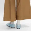 Der flache Sneaker aus Grosgrain, Samt, Ziegenveloursleder und Lammleder Der flache Sneaker aus Grosgrain, Samt, Ziegenveloursleder und Lammleder