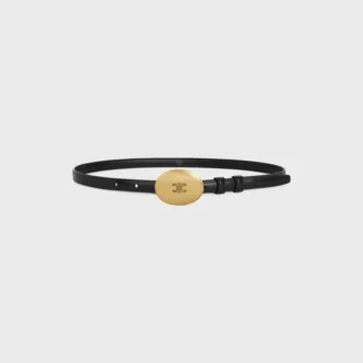 Dünner Gürtelsteg 13 mm aus Taurillon-Leder