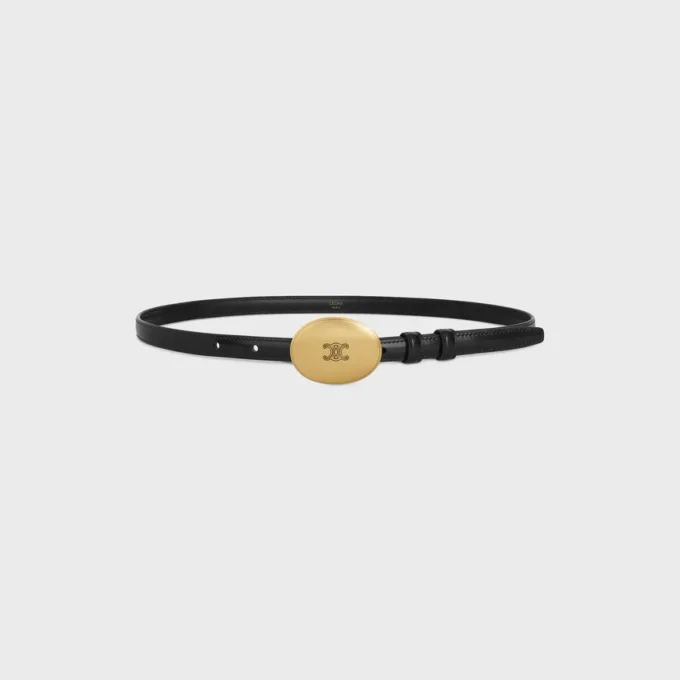 Dünner Gürtelsteg 13 mm aus Taurillon-Leder