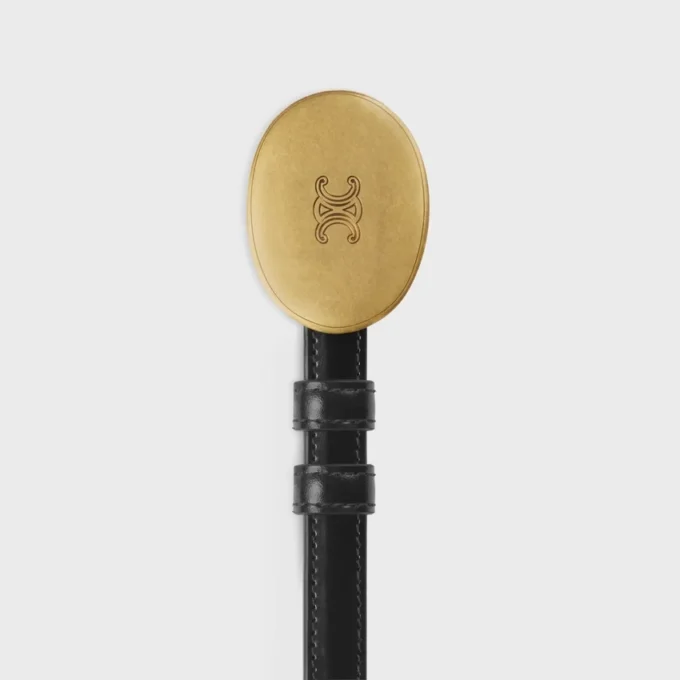 Dünner Gürtelsteg 13 mm aus Taurillon-Leder