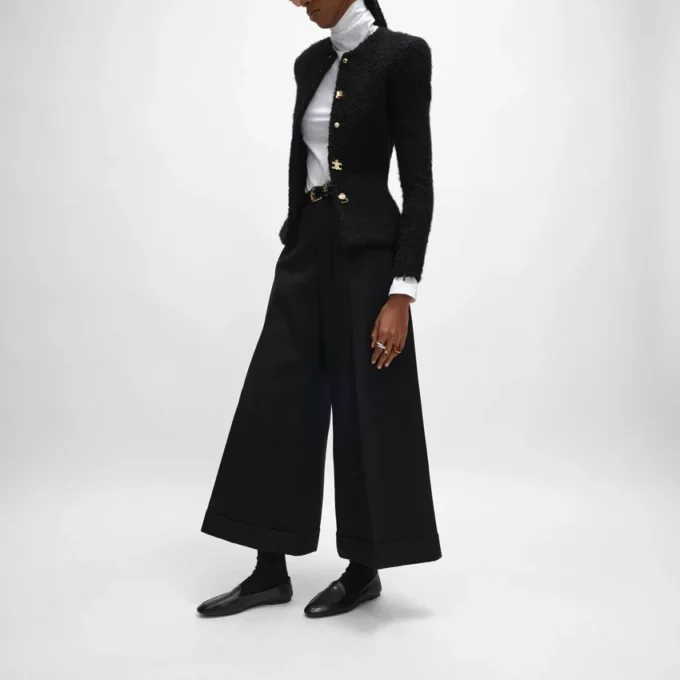 Docks-Hose aus Wollgabardine Docks-Hose aus Wollgabardine