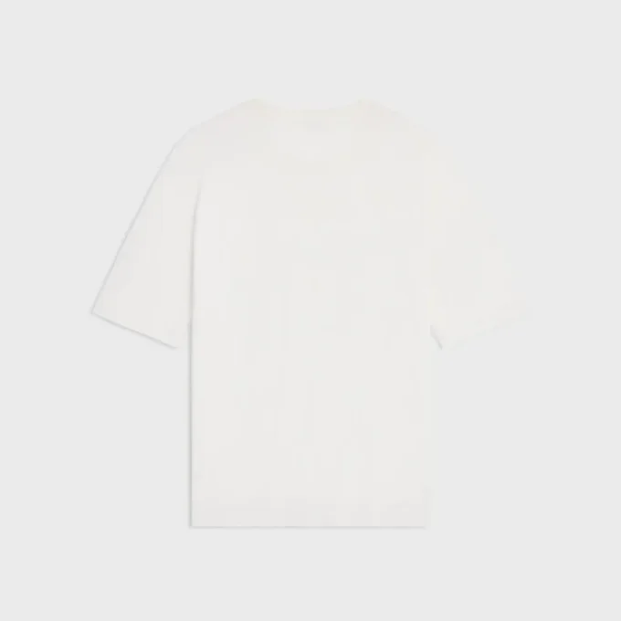 Doppellagiges T-Shirt aus feinem Baumwolljersey Doppellagiges T-Shirt aus feinem Baumwolljersey