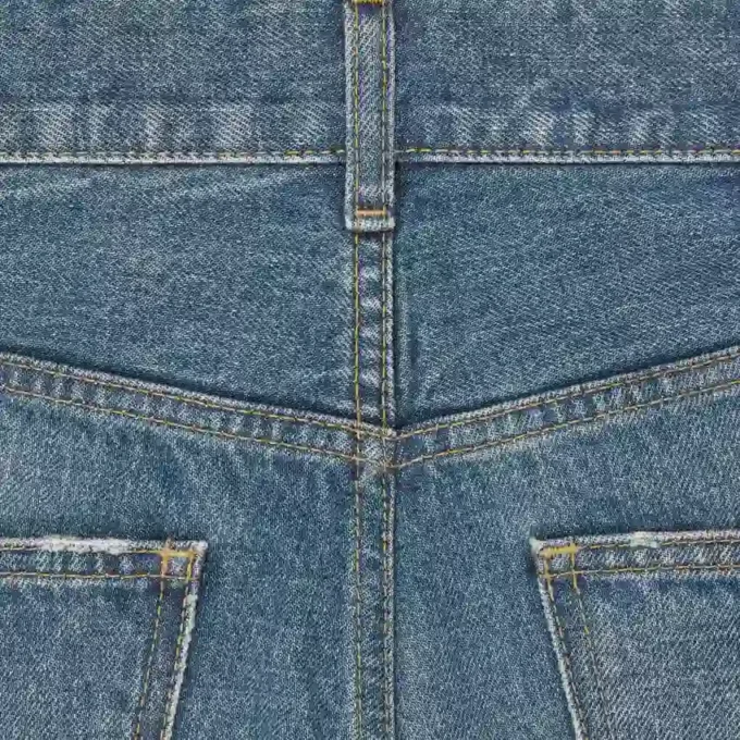 Dylan Flared Jeans mit Signatur aus Baumwoll-Denim