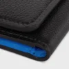 Edle Brieftasche mit Triomphe-Prägung aus geschmeidigem, genarbtem Kalbsleder