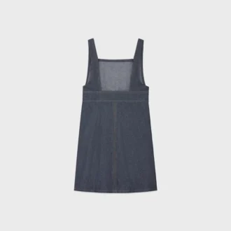 Empire-Minikleid aus Raw-Wash-Denim