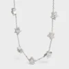 Etoile CELINE Multi Stars Halskette aus Weißgold und Diamanten