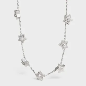 Etoile CELINE Multi Stars Halskette aus Weißgold und Diamanten Etoile CELINE Multi Stars Halskette aus Weißgold und Diamanten