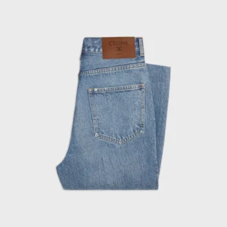 Flare-Jeans 001 aus Baumwoll-Denim