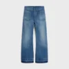 Flare-Jeans 002 aus leichtem Baumwoll-Denim