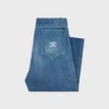 Flare-Jeans 002 aus leichtem Baumwoll-Denim