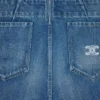 Flare-Jeans 002 aus leichtem Baumwoll-Denim