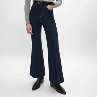 Flare-Jeans 003 aus leichtem Indigo-Denim