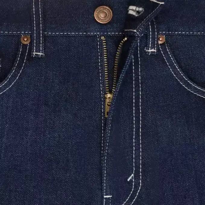 Flare-Jeans 003 aus leichtem Indigo-Denim