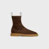 Flow – Stiefel mit Reißverschluss aus dehnbarem Lammveloursleder Flow – Stiefel mit Reißverschluss aus dehnbarem Lammveloursleder