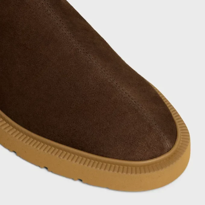 Flow – Stiefel mit Reißverschluss aus dehnbarem Lammveloursleder Flow – Stiefel mit Reißverschluss aus dehnbarem Lammveloursleder