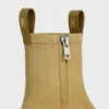 Flow – Stiefel mit Reißverschluss aus dehnbarem Lammveloursleder Flow – Stiefel mit Reißverschluss aus dehnbarem Lammveloursleder