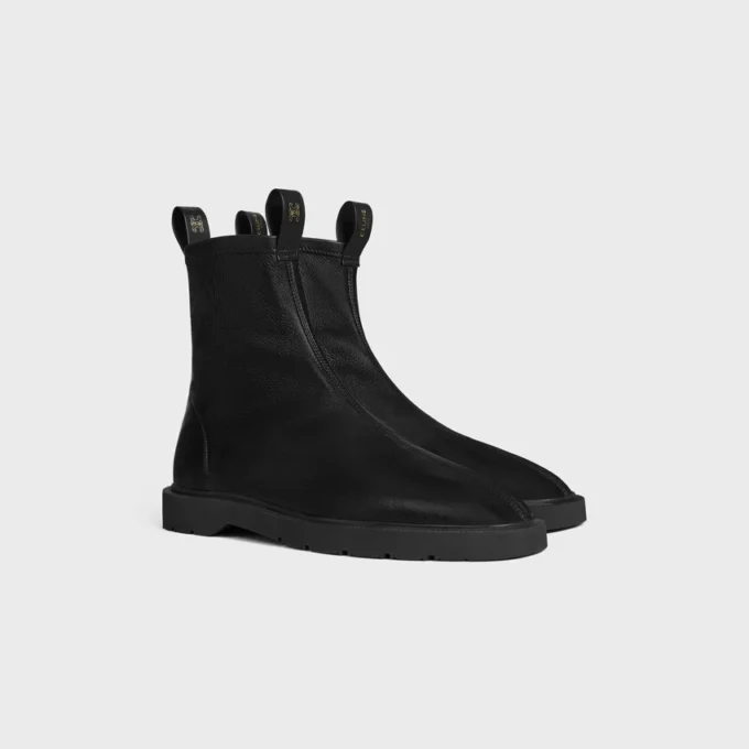Flow – Stiefel mit Reißverschluss aus Stretch-Lammleder Flow – Stiefel mit Reißverschluss aus Stretch-Lammleder
