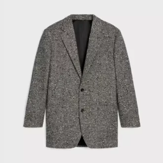 Garcon-Jacke aus Natta-Wolle mit Fischgrätenmuster