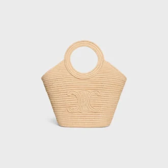 Geflochtene Panier-Tasche aus Raffia