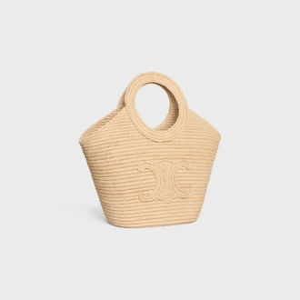Geflochtene Panier-Tasche aus Raffia