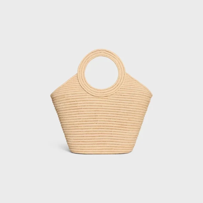 Geflochtene Panier-Tasche aus Raffia