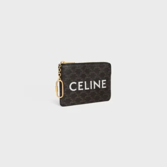 Geldbörse aus Triomphe Canvas mit CELINE-Print