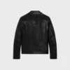 Gerad geschnittene Blouson-Jacke aus gewachstem Lammleder Gerad geschnittene Blouson-Jacke aus gewachstem Lammleder