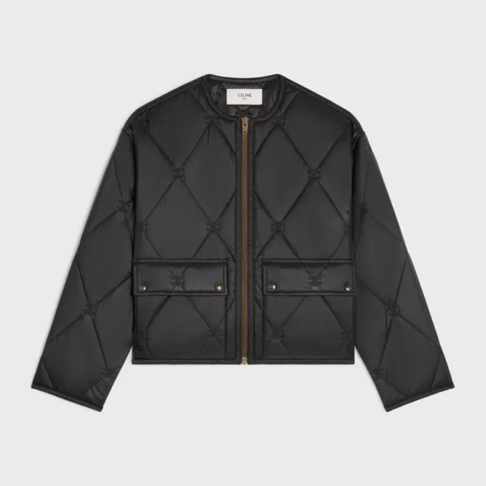 Gesteppte Jacke aus leichtem Nylon Gesteppte Jacke aus leichtem Nylon