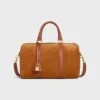 Große Boston-Tasche aus Kalbsveloursleder Große Boston-Tasche aus Kalbsveloursleder