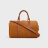 Große Boston-Tasche aus Kalbsveloursleder Große Boston-Tasche aus Kalbsveloursleder