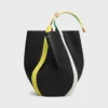 Große Drop-Bucket-Tasche aus glattem Kalbsleder Große Drop-Bucket-Tasche aus glattem Kalbsleder