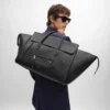 Große Luggage aus genarbtem Kalbsleder Große Luggage aus genarbtem Kalbsleder