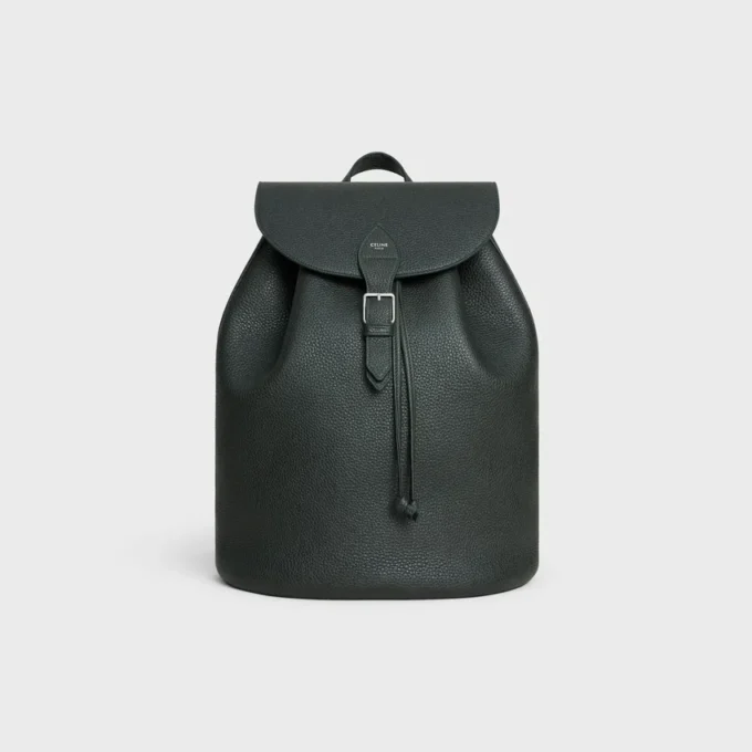 Großer Rucksack Folco aus genarbtem Kalbsleder Großer Rucksack Folco aus genarbtem Kalbsleder