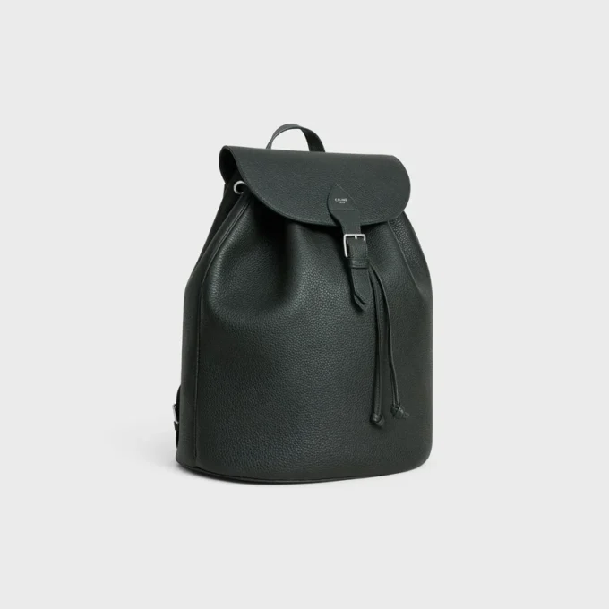 Großer Rucksack Folco aus genarbtem Kalbsleder Großer Rucksack Folco aus genarbtem Kalbsleder