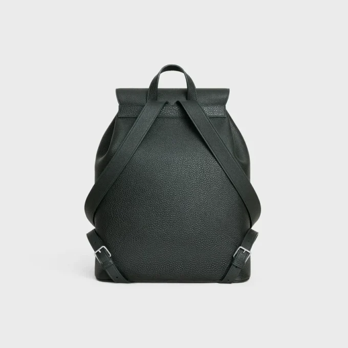 Großer Rucksack Folco aus genarbtem Kalbsleder Großer Rucksack Folco aus genarbtem Kalbsleder