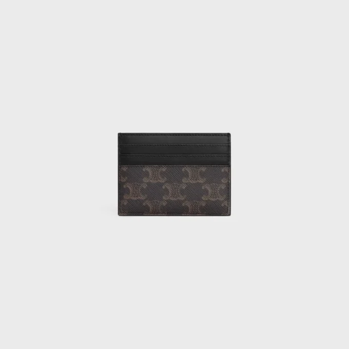 Großes Kartenetui aus Triomphe Canvas und Kalbsleder Großes Kartenetui aus Triomphe Canvas und Kalbsleder