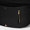 Halbmondförmige Soft Triomphe Tasche aus geschmeidigem, glänzendem Lammleder Halbmondförmige Soft Triomphe Tasche aus geschmeidigem, glänzendem Lammleder