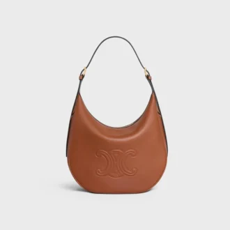 HeloïSe-Tasche in mittlerer Größe aus geschmeidigem genarbtem Kalbsleder