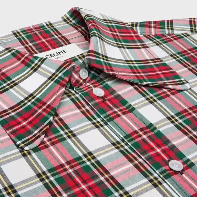Hemd aus Baumwoll-Tartan