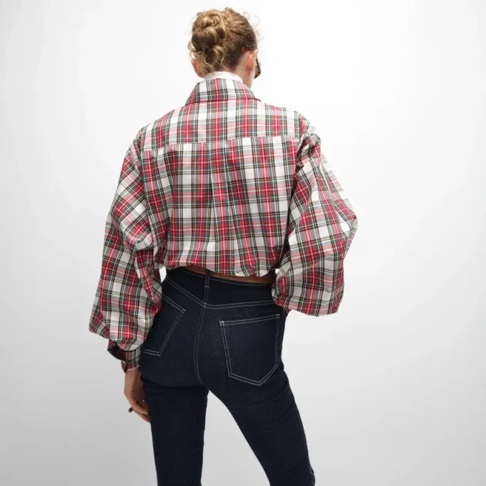 Hemd aus Baumwoll-Tartan