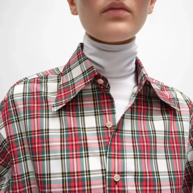 Hemd aus Baumwoll-Tartan