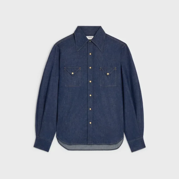 Hemd aus Denim