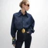 Hemd aus Denim