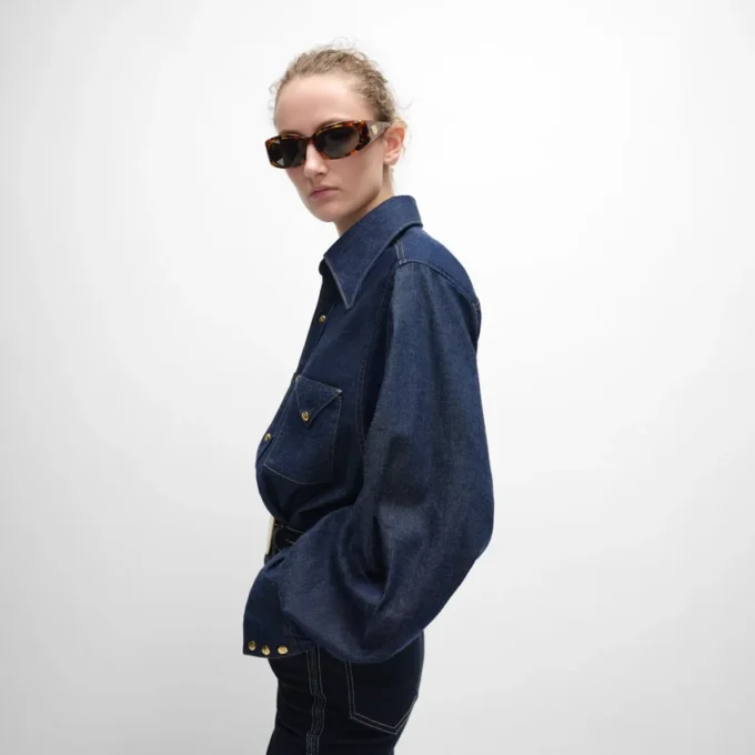 Hemd aus Denim