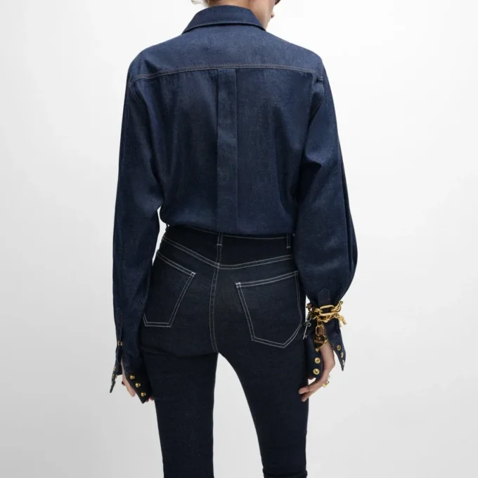 Hemd aus Denim