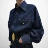 Hemd aus Denim