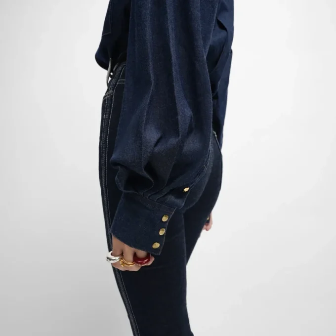 Hemd aus Denim