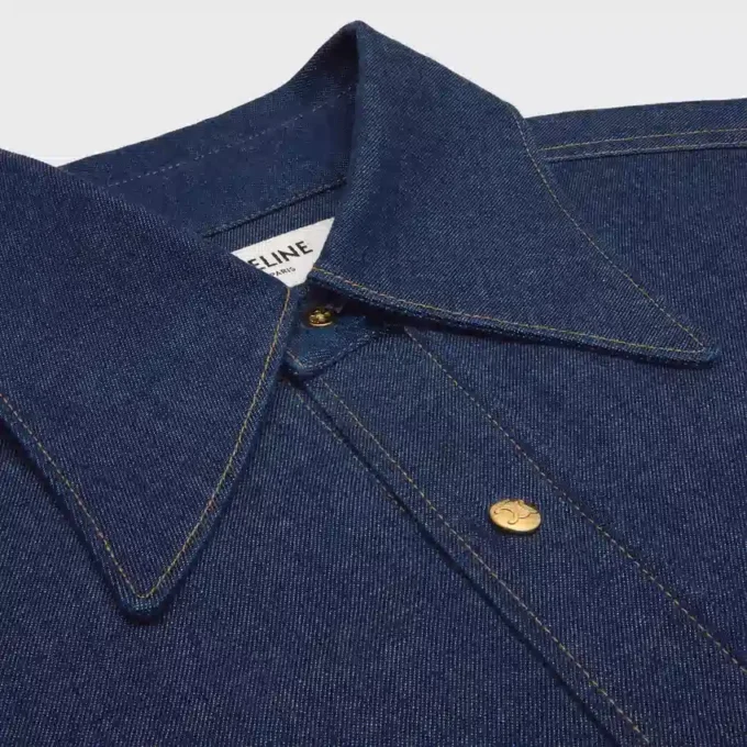Hemd aus Denim