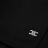 Hochgeschlossenes Oberteil aus sportlichem Baumwolljersey Hochgeschlossenes Oberteil aus sportlichem Baumwolljersey
